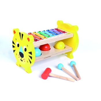 Xylofon Tigru 2 in 1 - Andreu Toys Xylofon Tigru 2 in 1 - Andreu Toys