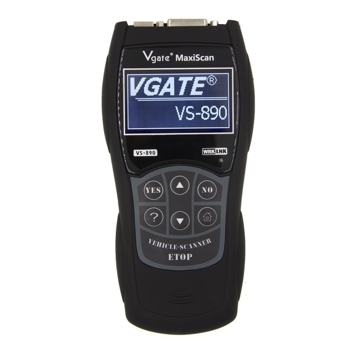 Диагностичен интерфейс за автомобили Vgate Maxiscan VS890, Тестер, С дисплей, OBD2