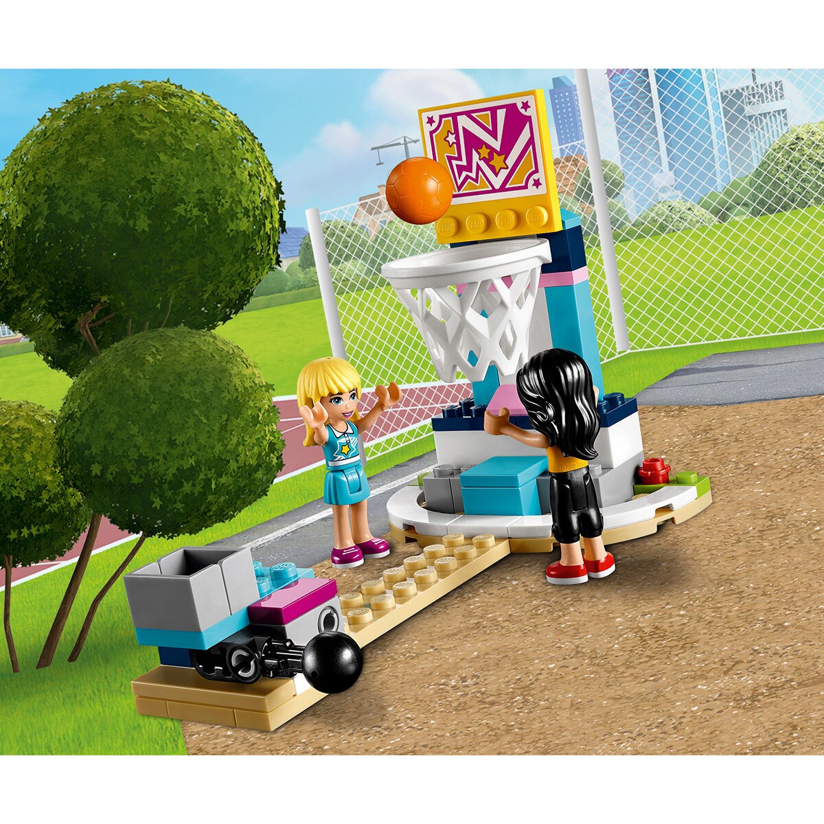 Конструктор Lepin Friends Спортната арена на Стефани, 515 части - eMAG.bg