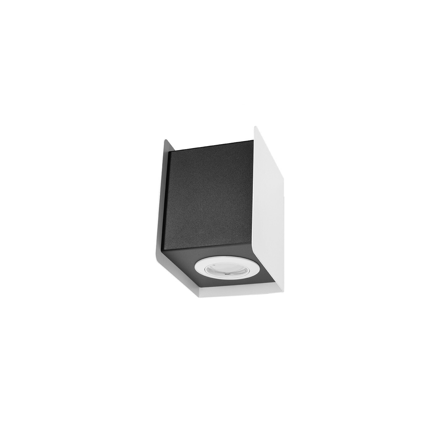 Aplica Kinkiet Stereo 1, Sollux Lighting, 6W, 220V, IP20, Alb/Negru