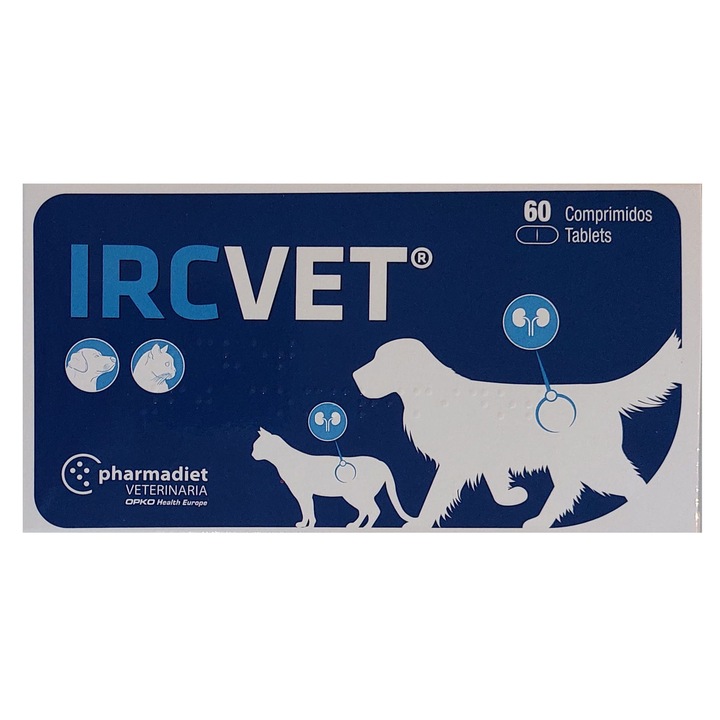 Supliment nutritional pentru caini si pisici Irc-vet 60 comprimate