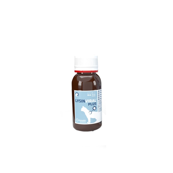 Supliment nutritiv pentru herpes virusul felin LYSINVIRAL GEL PLUS, 50 ml