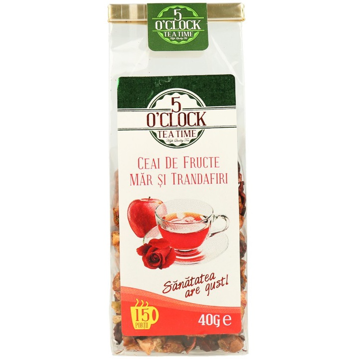 Ceai de fructe Mar si Trandafiri, 5 O'Clock Tea, 40 gr.