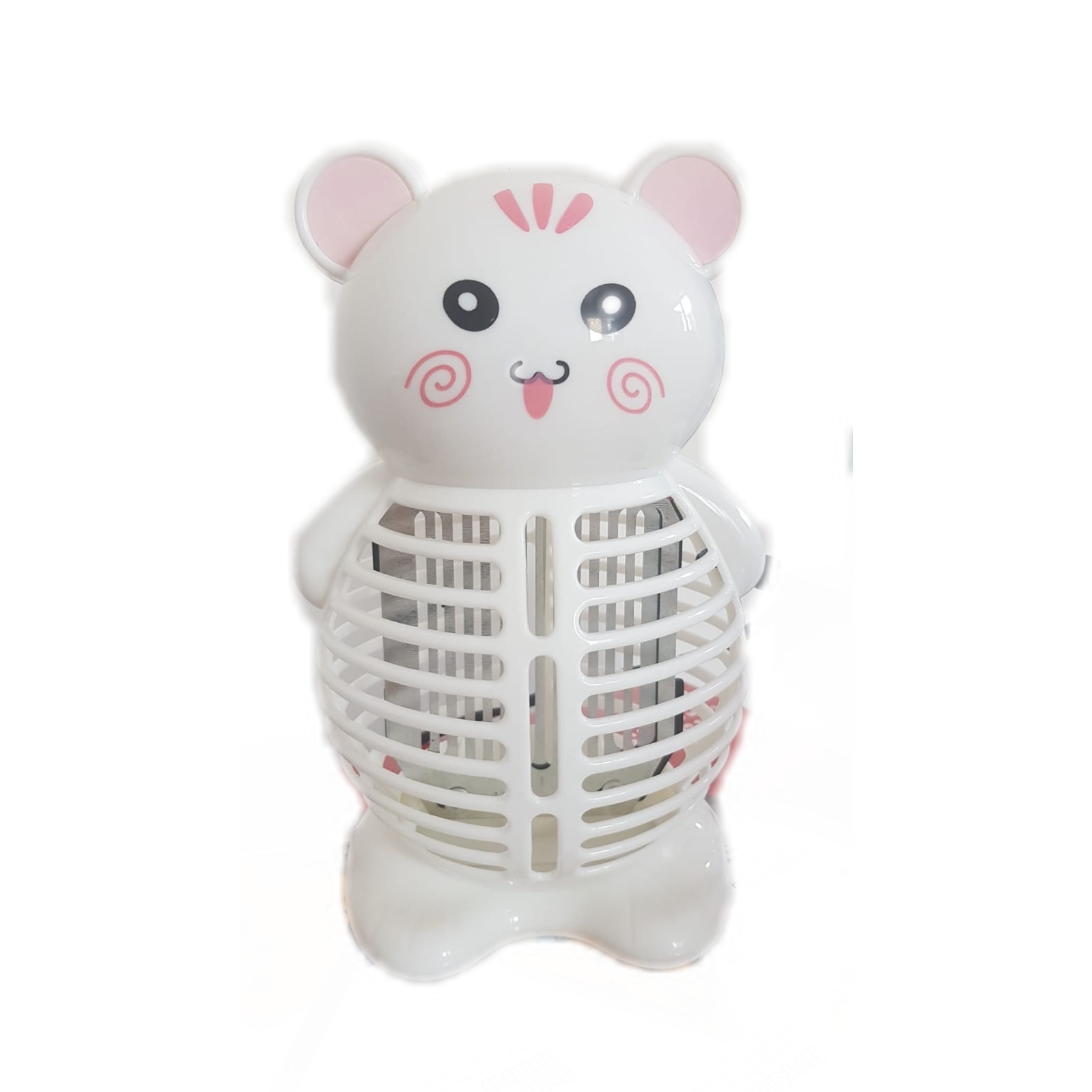 Aparat anti insecte cu lampa UV , putere 3 W model pisicuta , alba