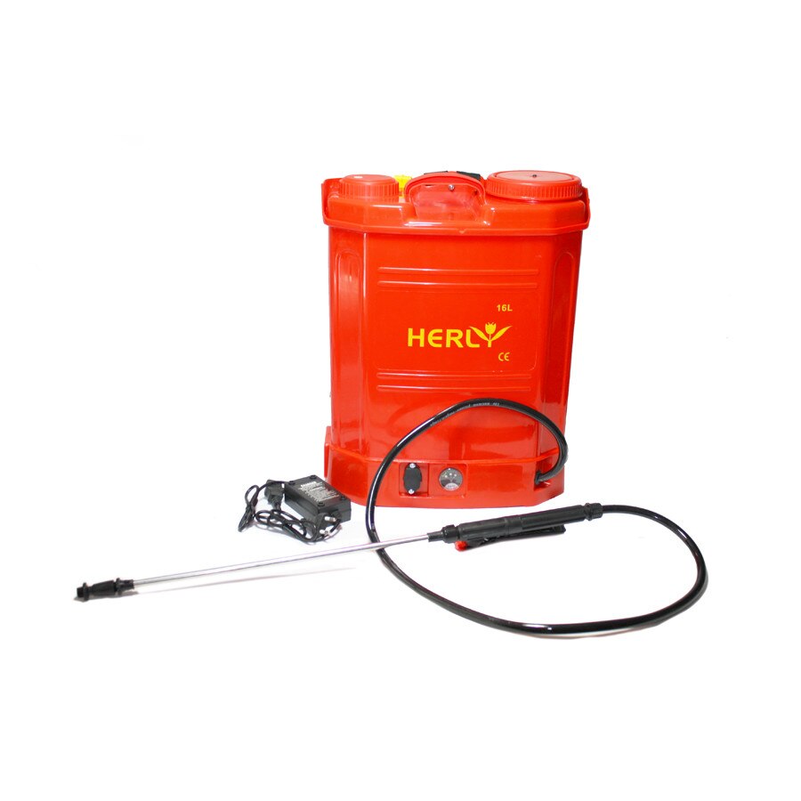 Pompa stropit 16L cu acumulator HERLY 16 Litri, 5 bar, Rosu GF-1227