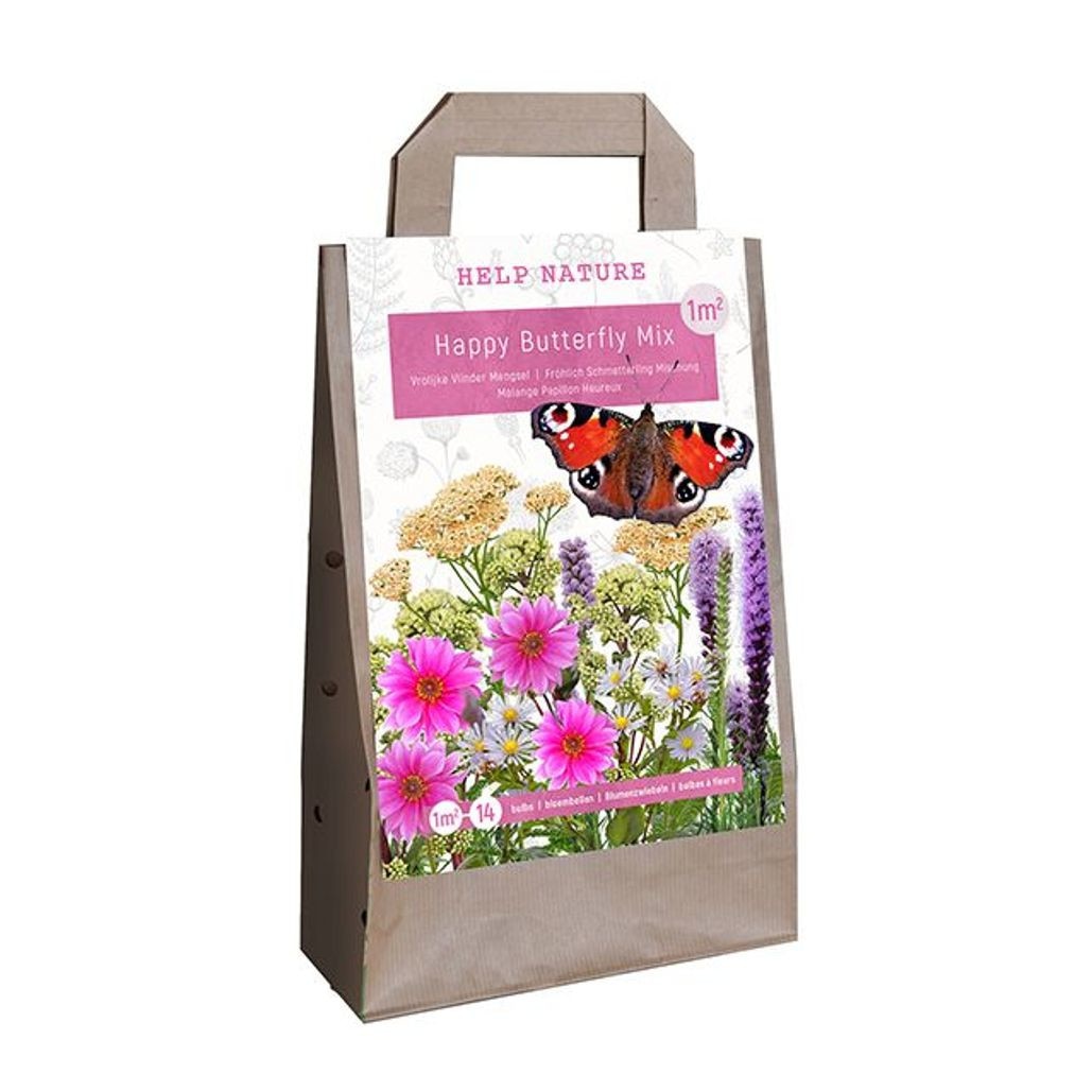 Amestec de seminte si bulbi Happy Butterfly Mix, Holland, 14 buc
