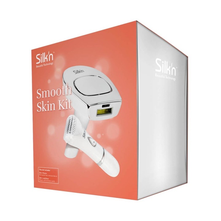 Silk'n Smooth Skin: Silk'n Motion IPL epilátor + Silk'n Lady Shave elektromos borotva