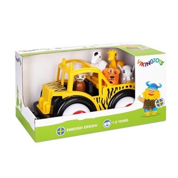 Camion Viking Toys Safari cu ghid si animale, MGC Camion Viking Toys Safari cu ghid si animale, MGC
