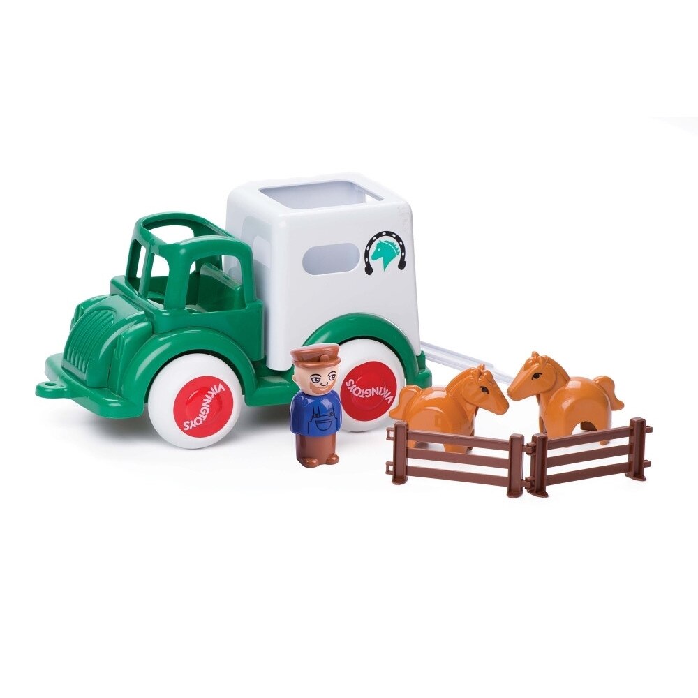 Camion Viking Toys Transport Cai cu figurine, MGC