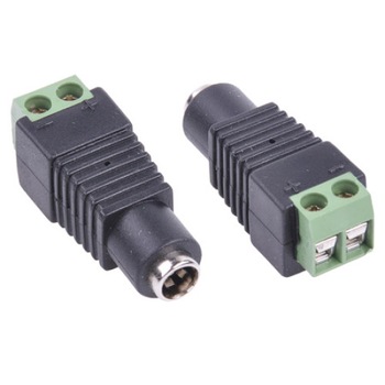 Set 4 Mufa / Conector alimentare mama 5.5x2.1 cu borne prindere, 12V DC , Active, pentru camere supraveghere cctv, negru Set 4 Mufa / Conector alimentare mama 5.5x2.1 cu borne prindere, 12V DC , Active, pentru camere supraveghere cctv, negru