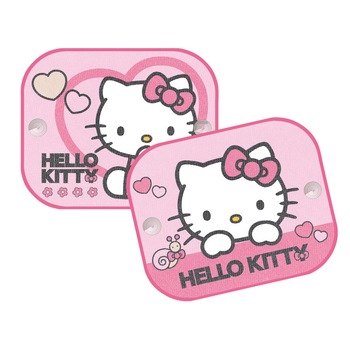 Set 2 parasolare laterale auto, HELLO KITTY Set 2 parasolare laterale auto, HELLO KITTY