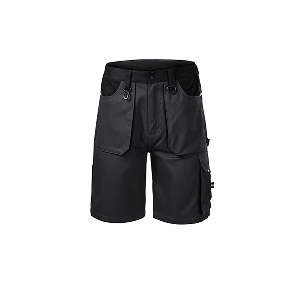 Pantaloni barbati, Rimeck, scurti, de lucru, bumbac, gri, 2XL