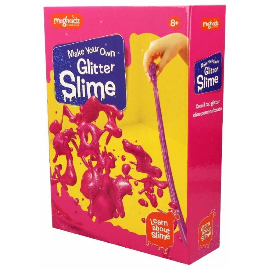 Set experimente Glitter Slime, 23 cm, 8 ani+