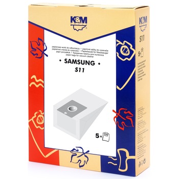 Sac aspirator Samsung VP77, hartie, 5X saci, K&M Sac aspirator Samsung VP77, hartie, 5X saci, K&M
