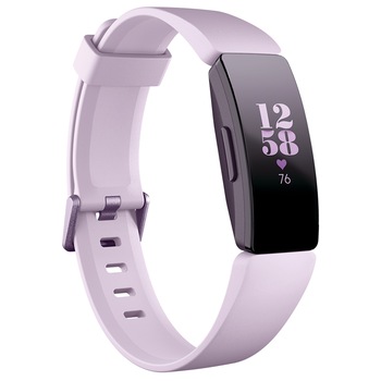 Bratara fitness Fitbit Inspire HR, Lilac Bratara fitness Fitbit Inspire HR, Lilac