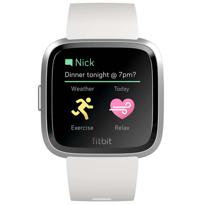 Часовник Smartwatch Fitbit Versa Lite, Бял