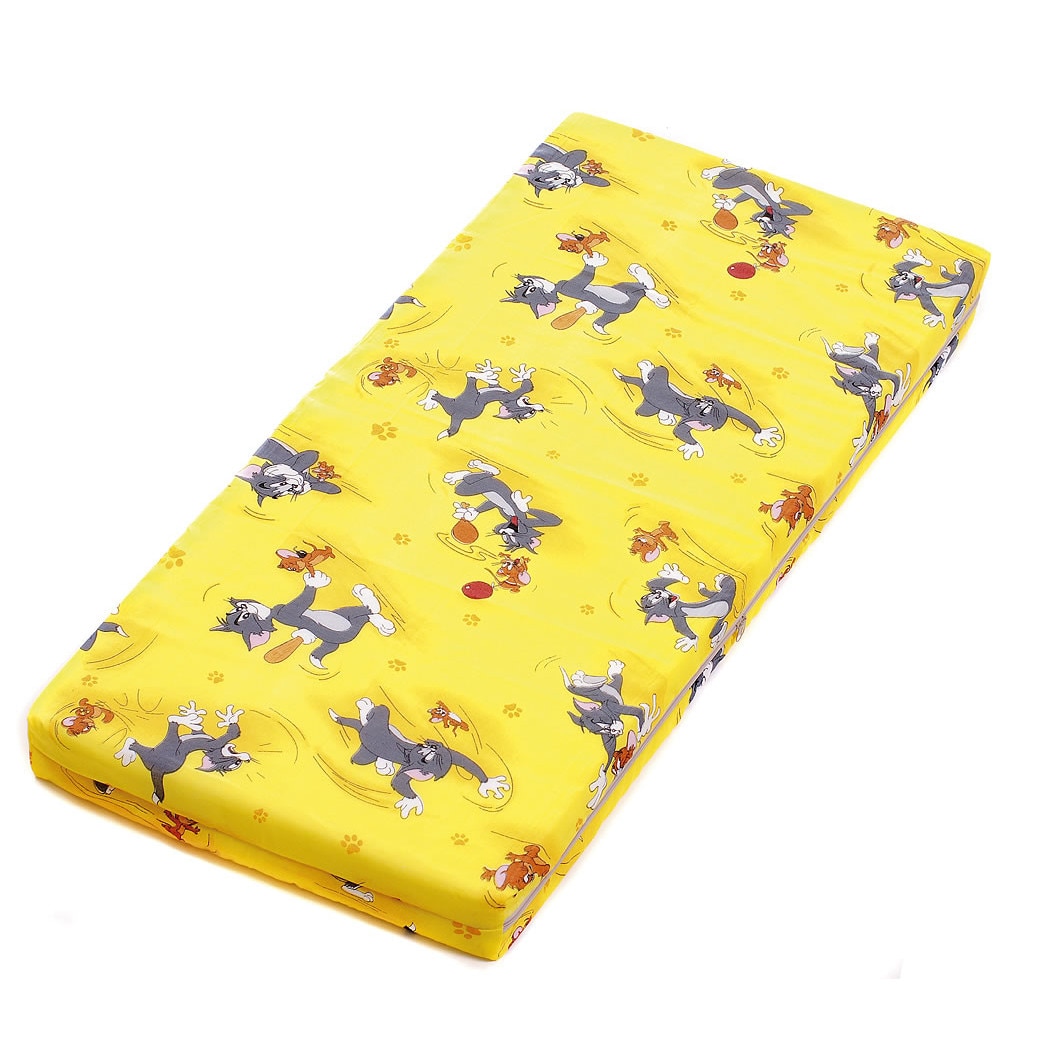 Saltea pentru copii din spuma, multicolora, Dizain Baby, 70/180/10 cm