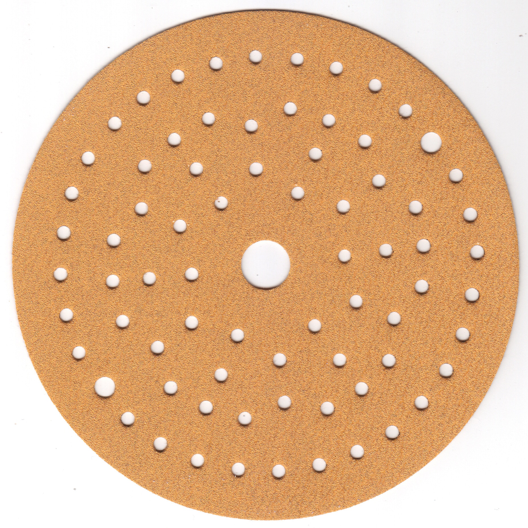 Set 25 buc disc abraziv pentru slefuit D150mm cu 75 gauri de aspiratie si prindere velcro (scai), granulatie P150