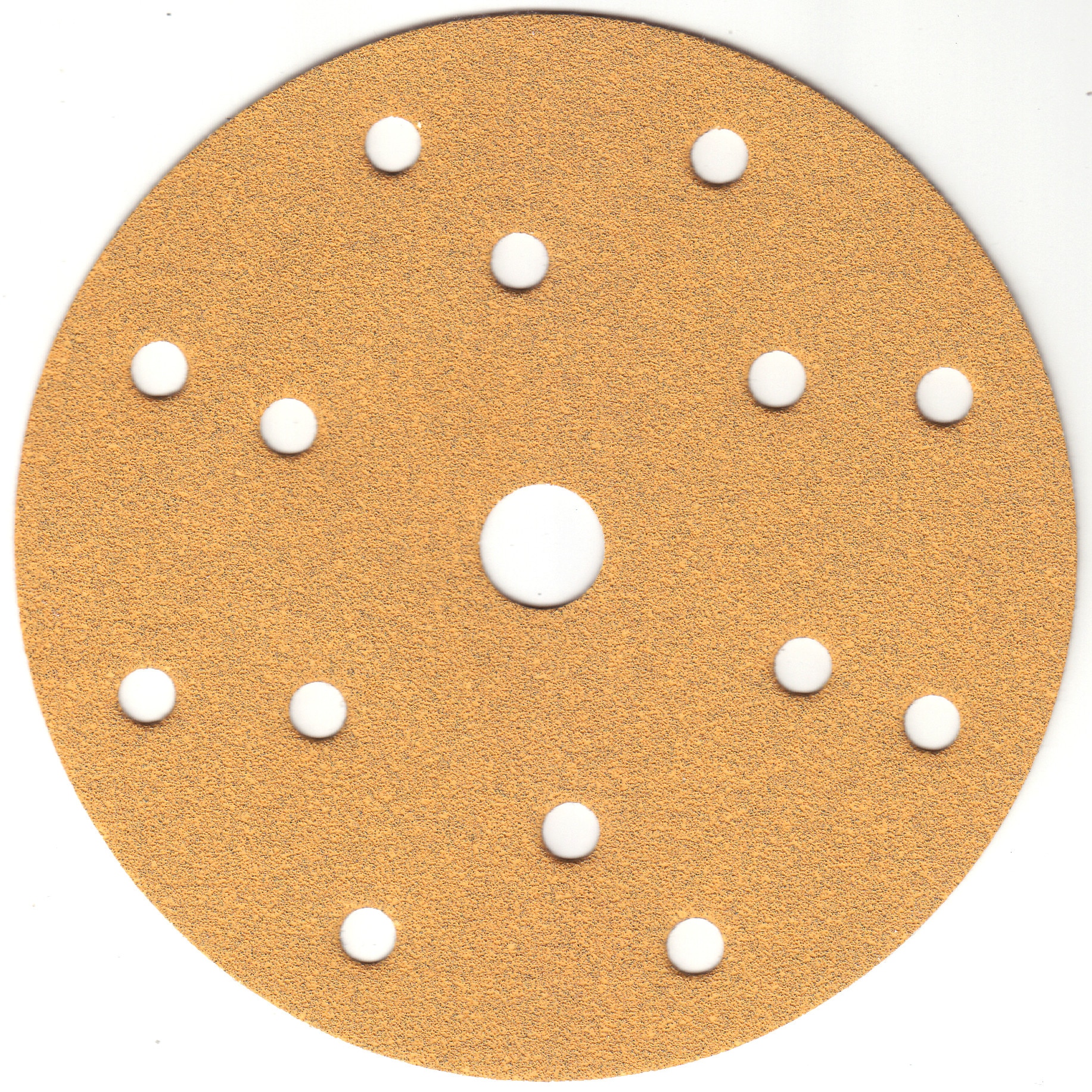 Set 25 buc disc abraziv pentru slefuit D150mm cu 15 gauri de aspiratie si prindere velcro (scai), granulatie P120