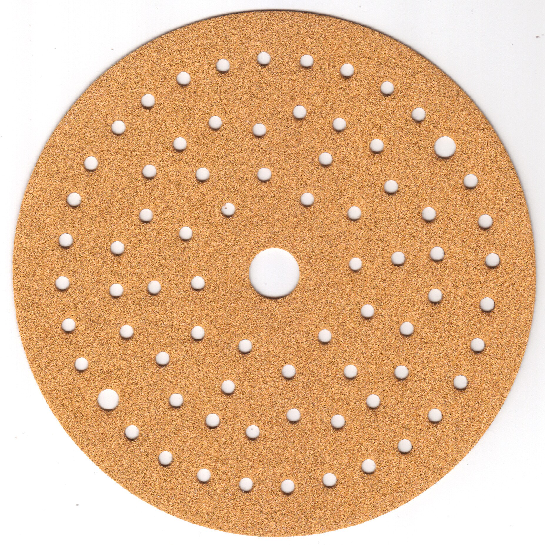 Set 25 buc disc abraziv pentru slefuit D150mm cu 75 gauri de aspiratie si prindere velcro (scai), granulatie P100