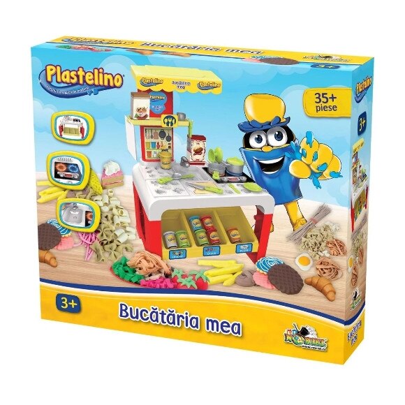 Set de modelare Bucataria mea din plastilina Plastelino
