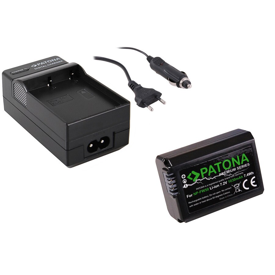 Incarcator si acumulator PATONA Premium tip Sony NP-FW50