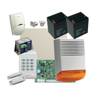 Kit alarma la efractie DSC cu sirena exterioara, PC1404, KIT1404EXT-BS1 Kit alarma la efractie DSC cu sirena exterioara, PC1404, KIT1404EXT-BS1