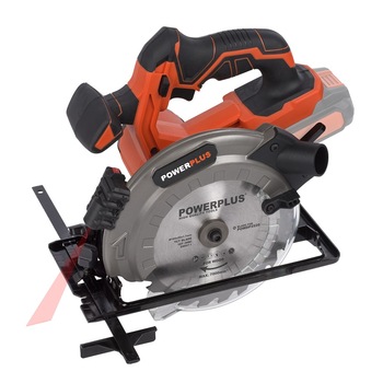 Fierastrau circular PowerPlus-Dual Power, 20V, Li-Ion, 165mm (fara acumulator si incarcator) Fierastrau circular PowerPlus-Dual Power, 20V, Li-Ion, 165mm (fara acumulator si incarcator)
