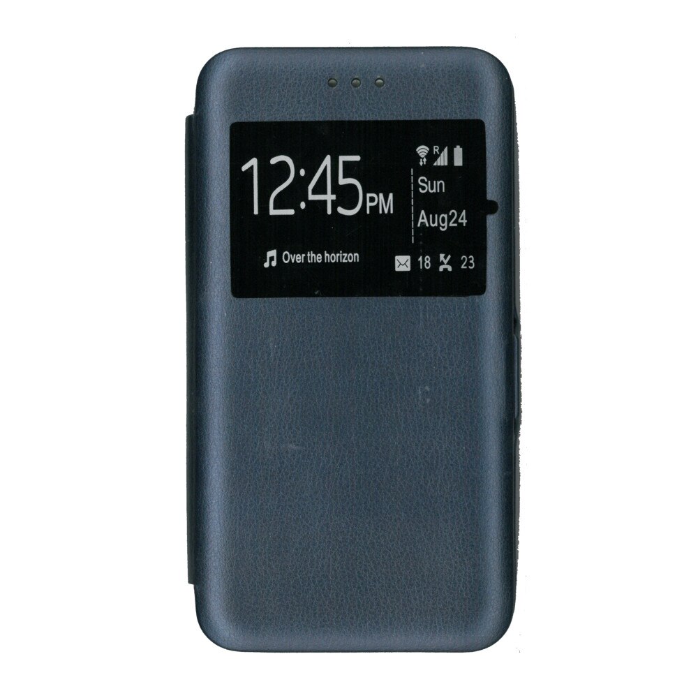 Husa de protectie tip carte, 360 Window, EuroCELL , pentru Samsung Galaxy A6 2018-Albastru