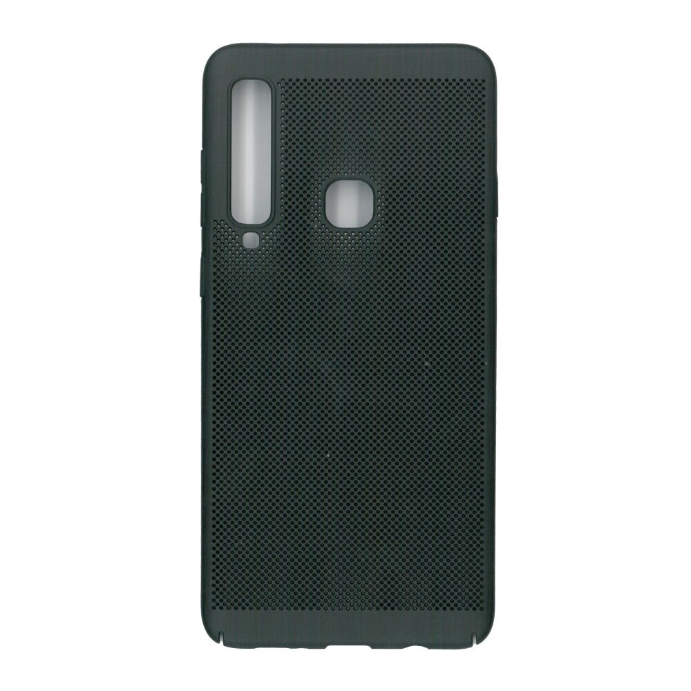 Husa spate cu perforatii pentru Samsung Galaxy A9 2018 - EuroCELL Air Case Negru