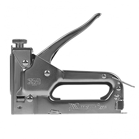 Capsator mobilier, corp metalic, reglabil, pentru capse tip 53, 4-14 mm