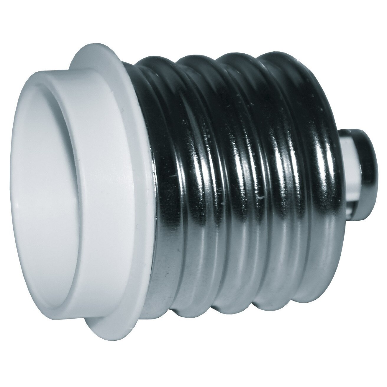 Adaptor dulie E40 - E27 Abs, Lohuis, culoare alba