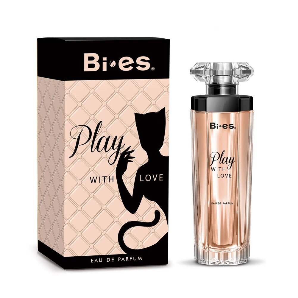 Apa de parfum femei Bi Es Play with Love, fructat, 50 ml