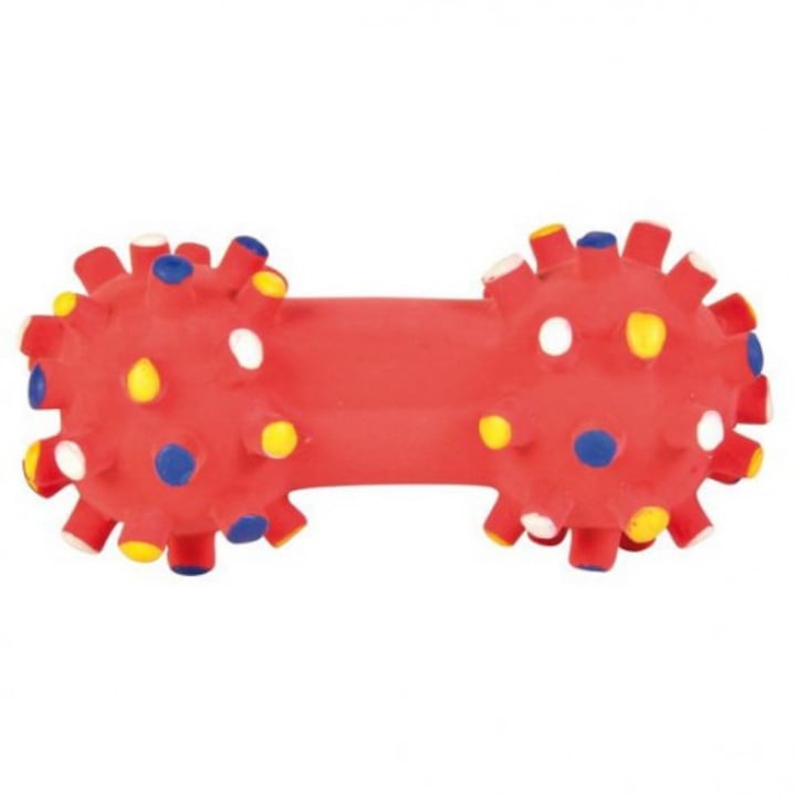 Jucarie Trixie mini haltera latex pentru caini 10 cm 35611