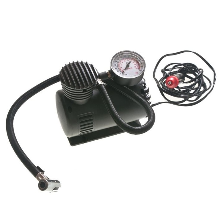 Автомобилен компресор с манометър, 300 PSI, 12V контакт за кола