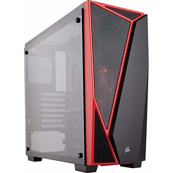Carcasa computer , Corsair , Carbide , Seria SPEC-04 , Mid Tower, 120mm, LED, cu geam securizat , negru