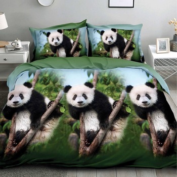 Lenjerie de pat 3D, bumbac satinat, 4 piese, 2 persoane, multicolor JN1100 Lenjerie de pat 3D, bumbac satinat, 4 piese, 2 persoane, multicolor JN1100