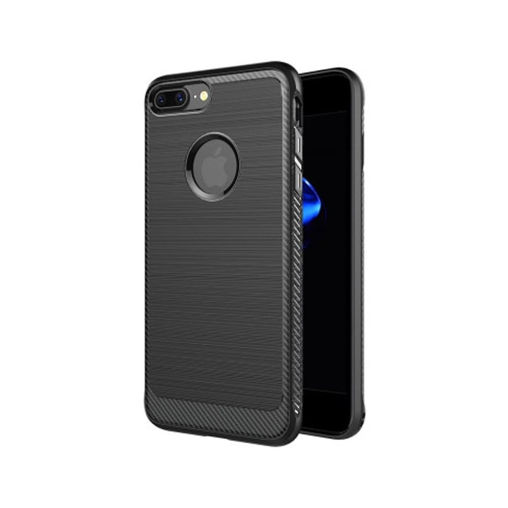 Fekete védőtok iPhone X-hez iPhone 8 / iPhone 7, iPhone 6 számára