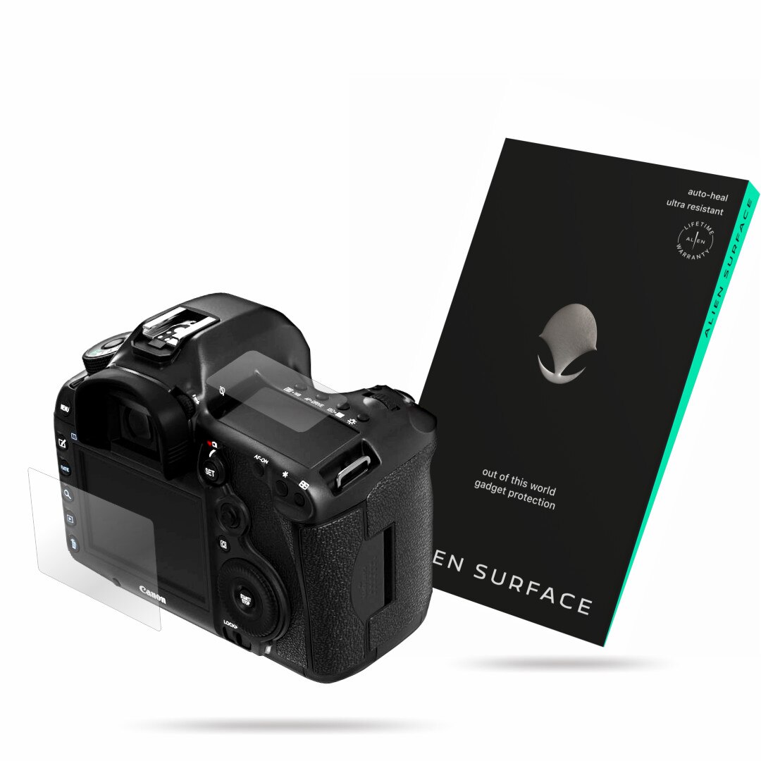 Folie Alien Surface, Canon EOS 5D Mark III, protectie ecran 1+1 Rezerva