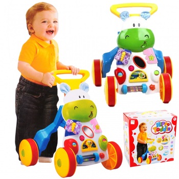 Jucarie interactiva 2 in 1, cu Lumini si Sunete, Reglabil pe Inaltime, Multiple Moduri Senzoriale de Joaca  Jucarie interactiva 2 in 1, cu Lumini si Sunete, Reglabil pe Inaltime, Multiple Moduri Senzoriale de Joaca
