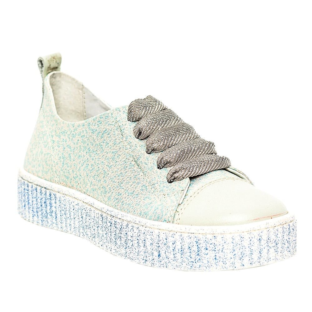 Tenisi din piele pentru copii, Asia, PJ Shoes, Fistic