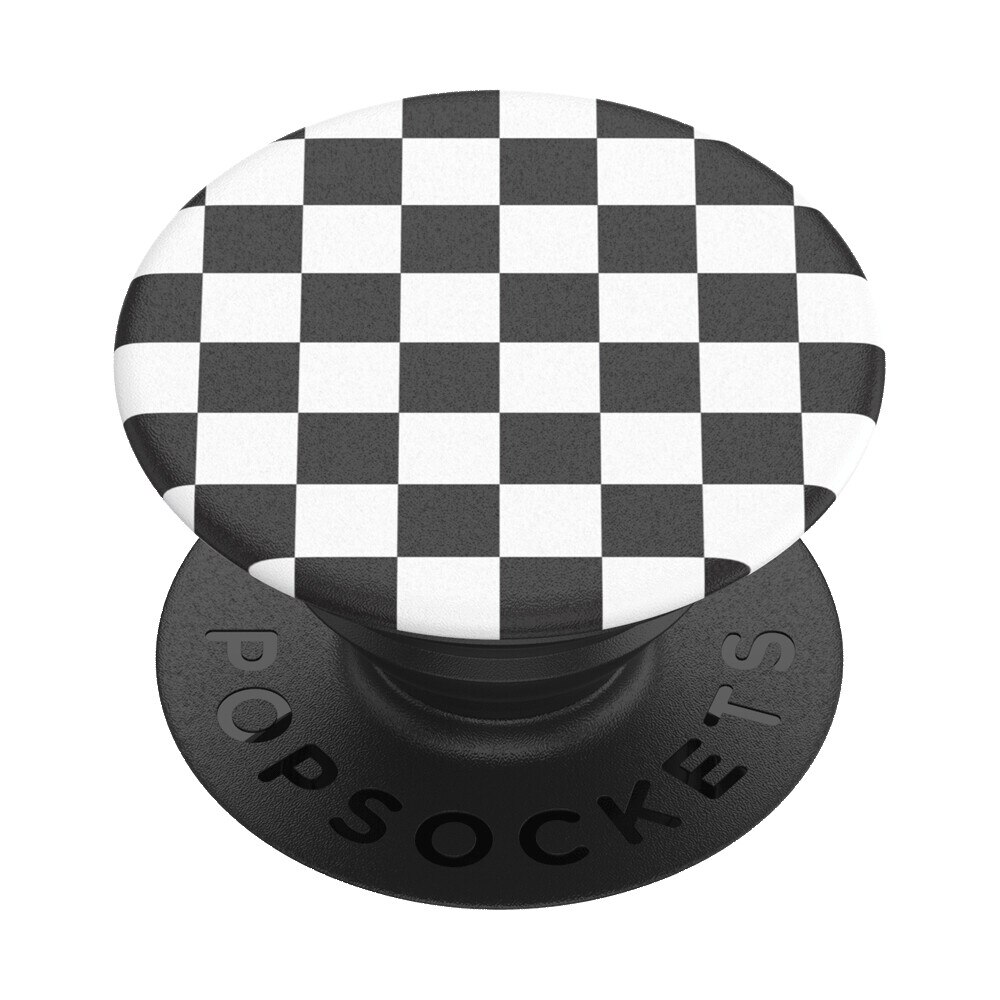 Suport universal de telefon si tableta PopSockets ,accesoriu PropGrip Checker Black