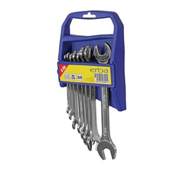 Chei duble 6-22mm, Crom Vanadium, 8 buc Erba