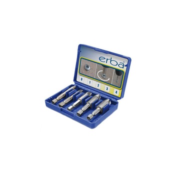 Set extractor suruburi rupte, Crom Vanadium, 6 buc Erba Set extractor suruburi rupte, Crom Vanadium, 6 buc Erba