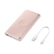 Външна батерия Samsung Wireless, 10000 mAh, Pink