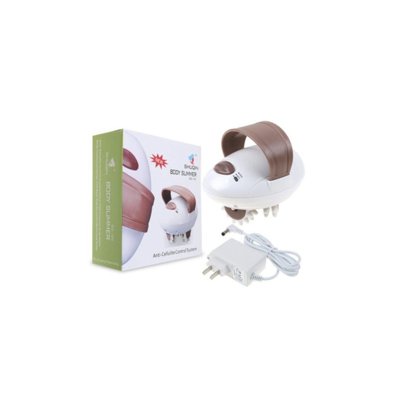 Aparat de masaj Body slimmer, anti-celulita, alb