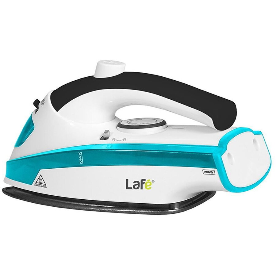Fier de calcat portabil Lafe ZHP-201, 800W, teflon, pliabil, alb
