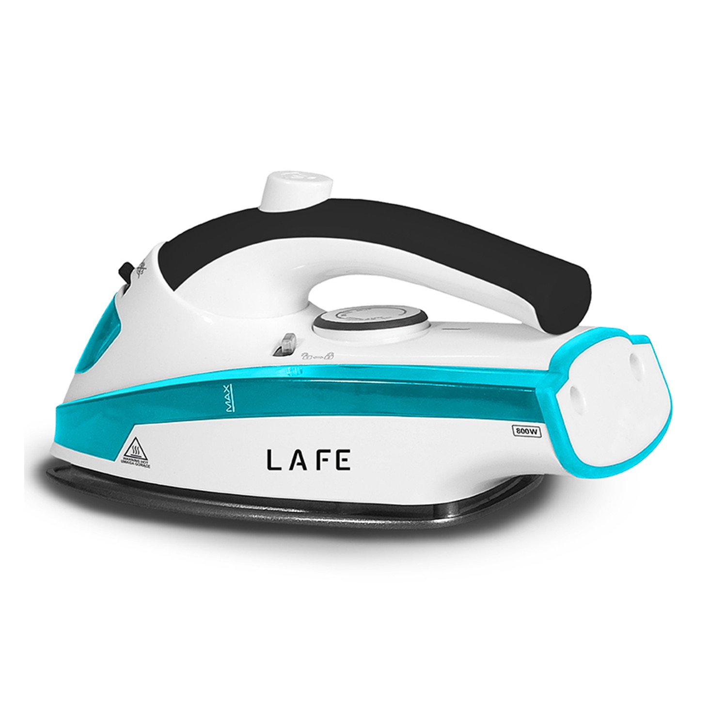Fier de calcat portabil Lafe, 800W, functie de abur, talpa teflonata, maner pliabil
