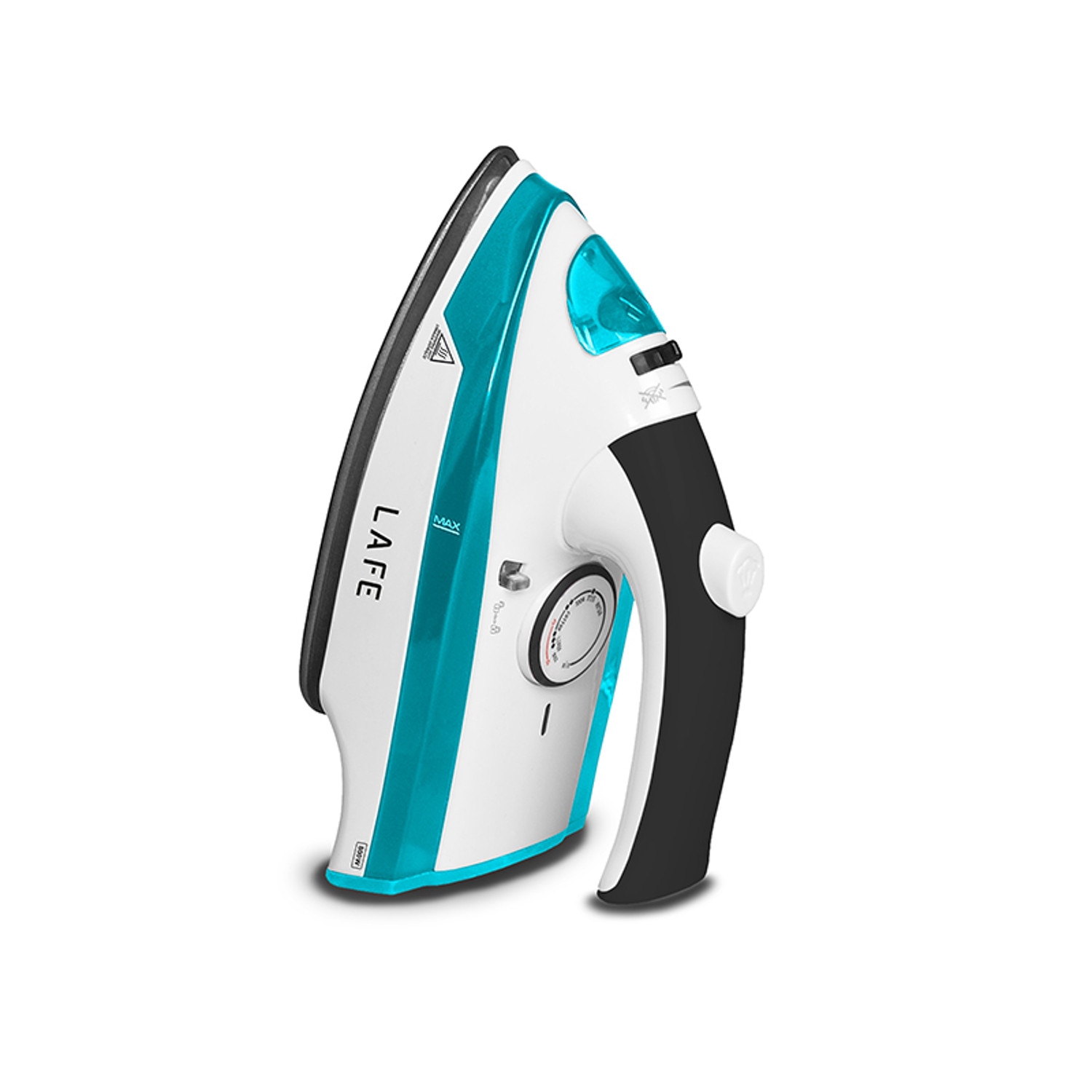 Fier de calcat portabil Lafe, 800W, functie de abur, talpa teflonata, maner pliabil
