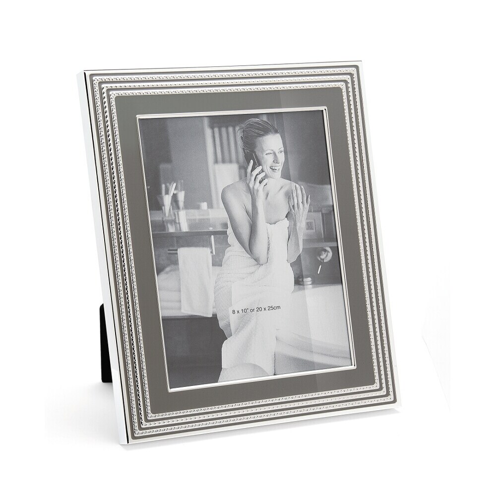 Rama foto argintata Marone